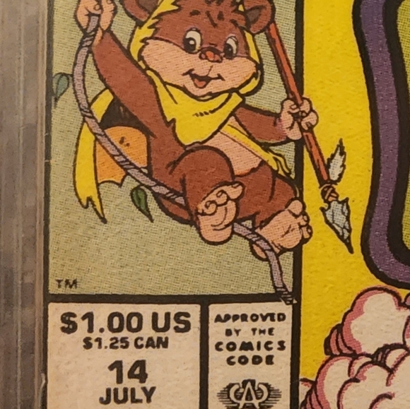 EWOKS (STAR WARS) (1980s Series) #14 CGC 9.2 Wicket Weebo Star Edition Comic! - Picture 4 of 5
